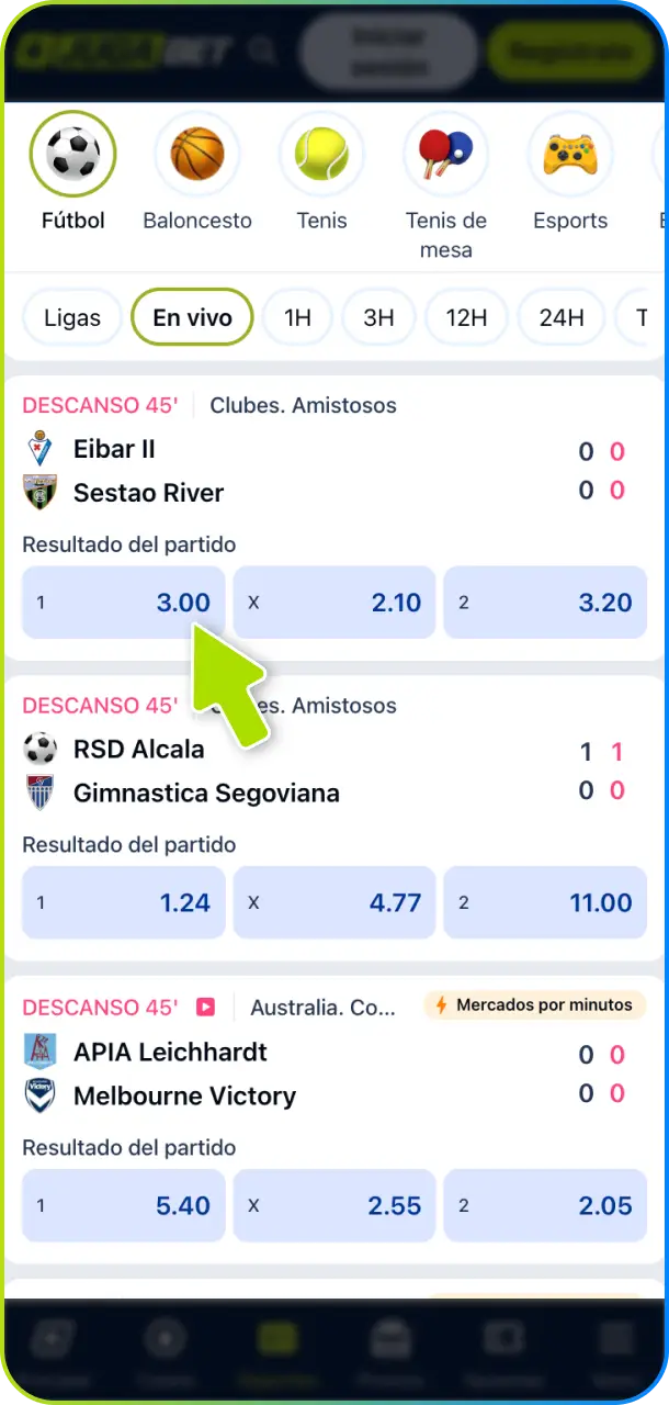 Disfruta de una conexión estable para apostar sin interrupciones en la app de Jugabet.