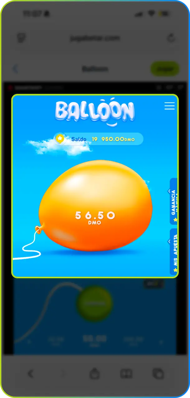 Sigue de cerca la pantalla y observa el multiplicador de tu oferta promocional Jugabet.