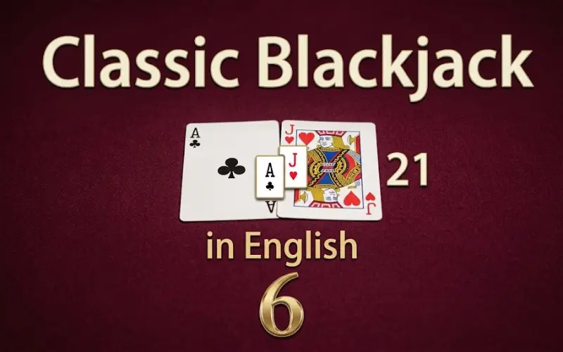 Experimenta la autenticidad del juego tradicional jugando a Classic Blackjack in English 6 en Jugabet Casino.