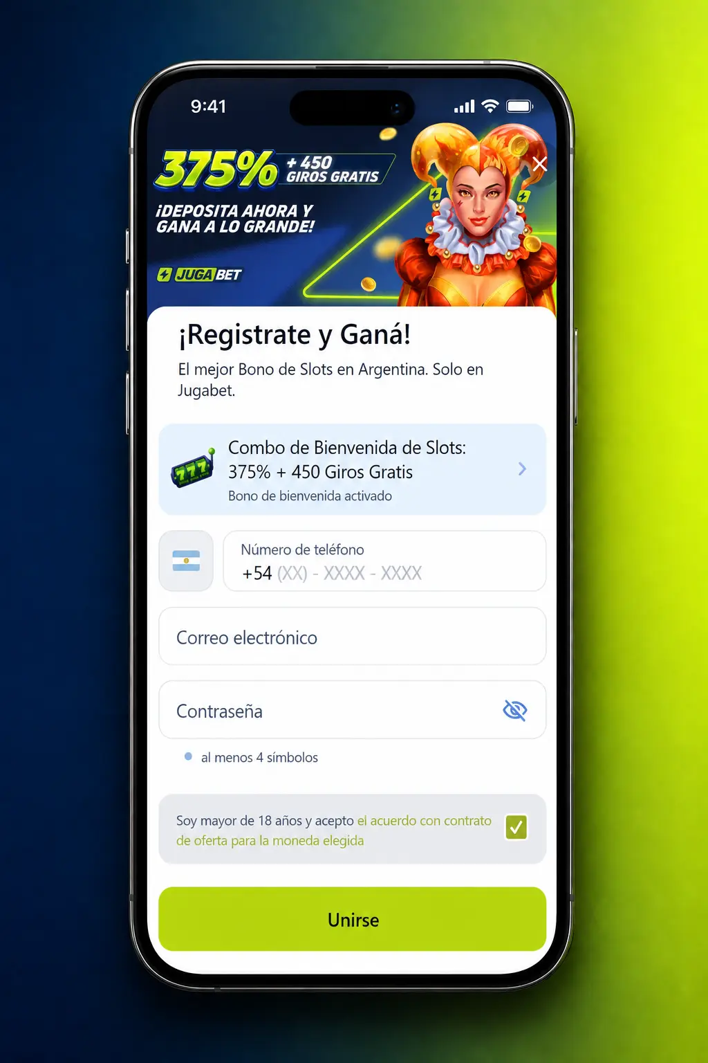 Pasos para reclamar el bono de registro en Jugabet y activar la bonificación del 100% hasta 150.000 ARS