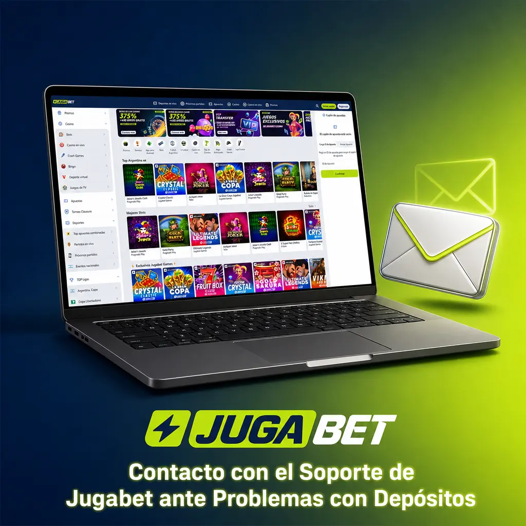 Soporte de Jugabet disponible 24/7 por chat, email, WhatsApp y Telegram para problemas con depósitos en Argentina