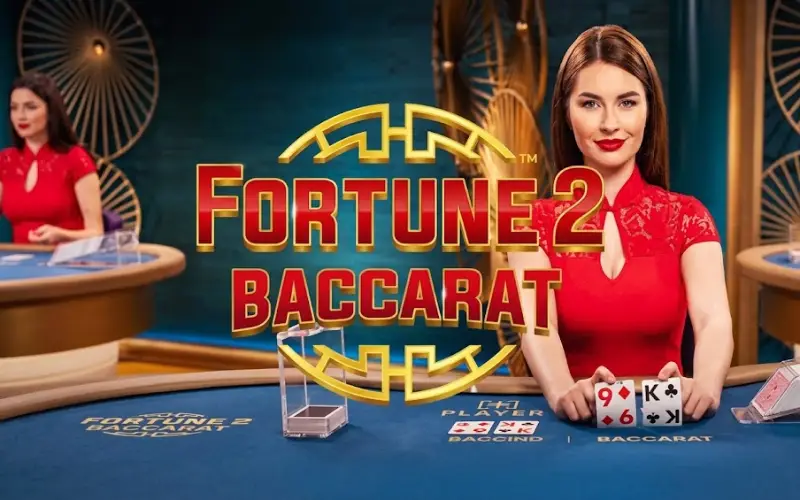 Busca la suerte y grandes pagos en la colorida mesa de Fortune Baccarat 2 en Jugabet Casino.