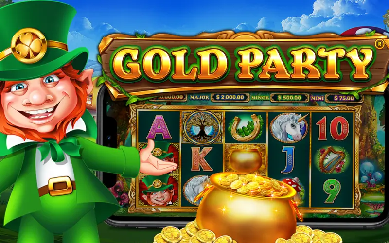 Busca grandes recompensas jugando a Gold Party en Jugabet Casino.
