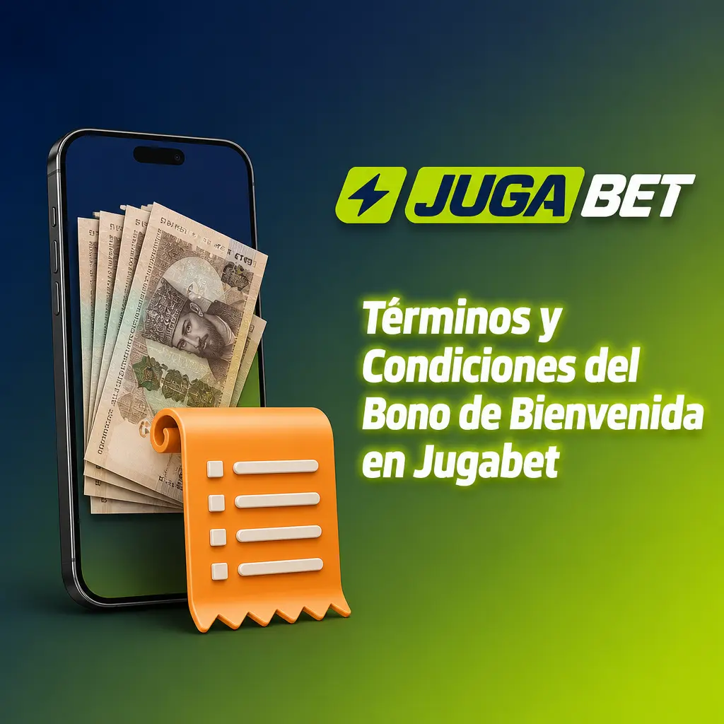 Términos y condiciones del bono de bienvenida en Jugabet: requisitos, rollover y reglas para nuevos jugadores.